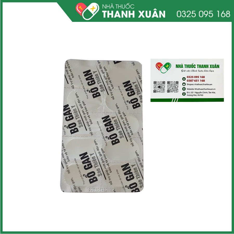 Bổ Gan Sao Thiên Y giúp hỗ trợ giải nhiệt, mát gan, giải độc gan, bảo vệ tế bào gan, giúp tăng cường chức năng gan